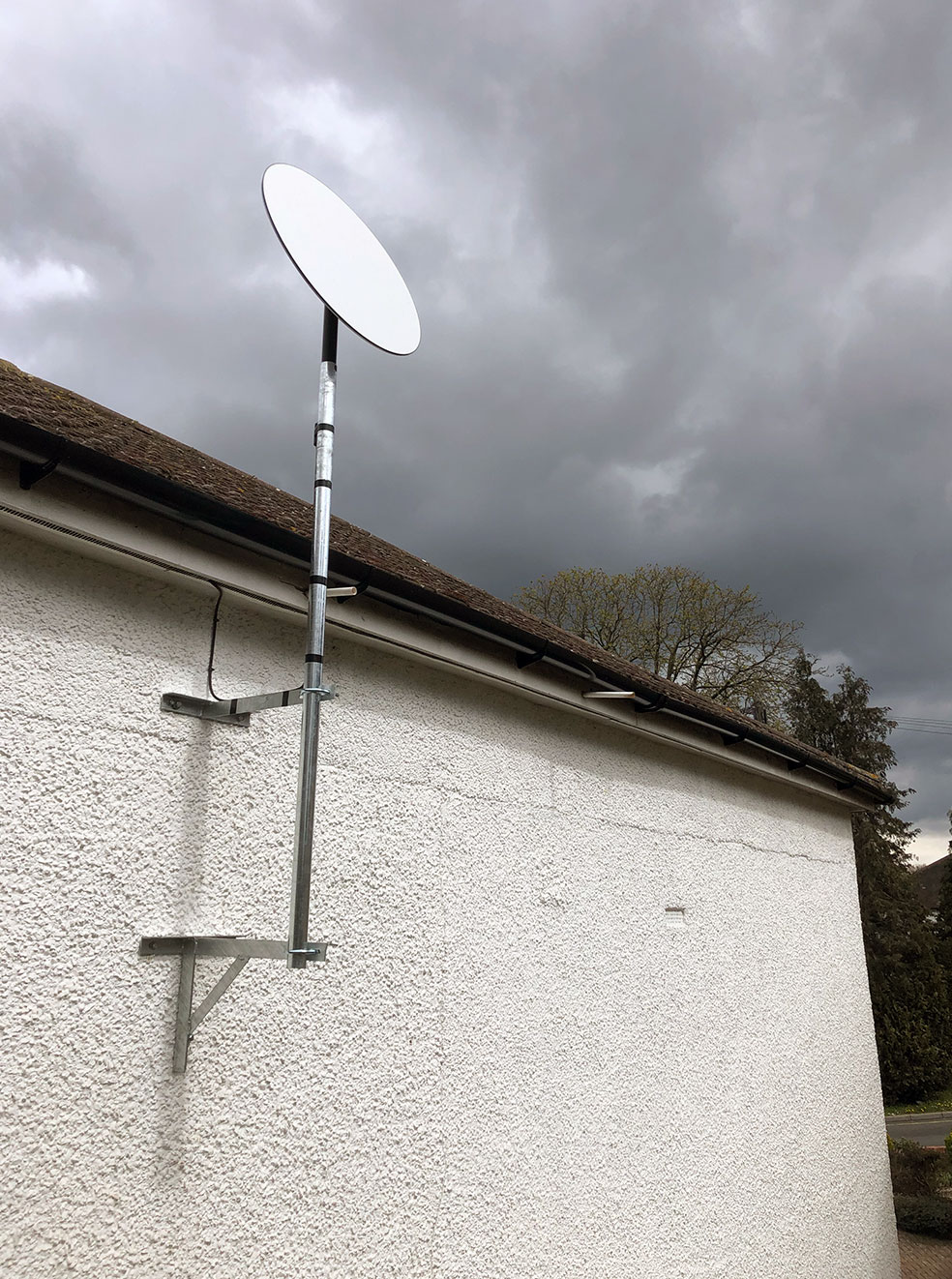 Professional satellite installation using our own manufactured parts. Bromley, SE London, Kent
